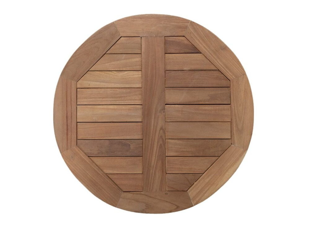 Teakblad Toscane 80cm rond NIEUW