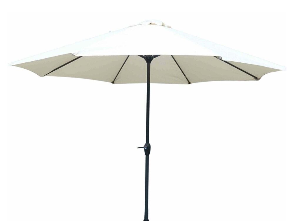 Parasol Valencia ecru 300cm rond NIEUW