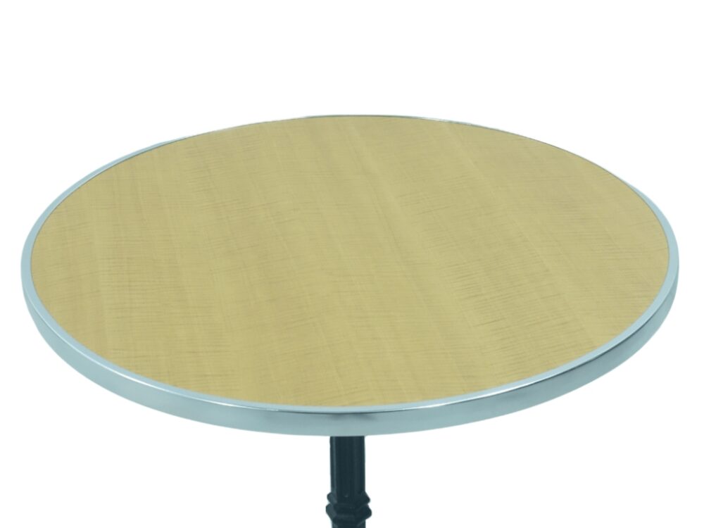 Terrasblad Teak-a-like 60cm rond NIEUW