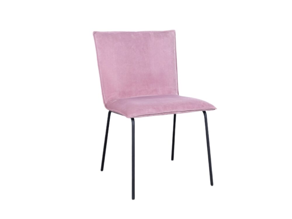 Horecastoel Pearl Velvet pink Zuiver NIEUW