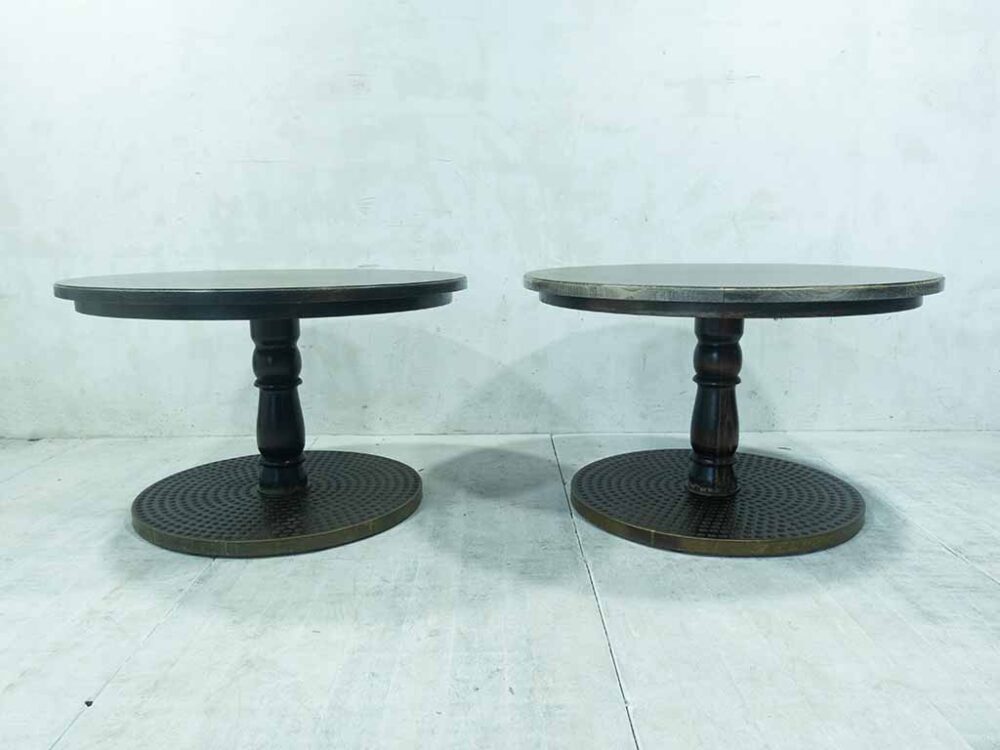 1 set: 2 stuks Stamtafel Bubble 120cm rond - Afbeelding 2