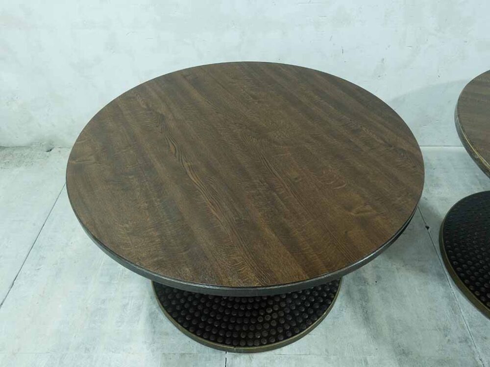 1 set: 2 stuks Stamtafel Bubble 120cm rond - Afbeelding 3