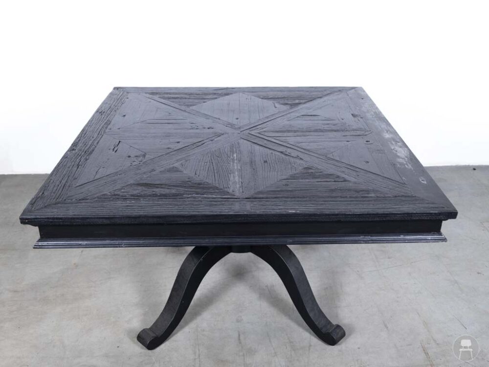 Stamtafel Belvedere Riviera Maison black 140x140cm - Afbeelding 2