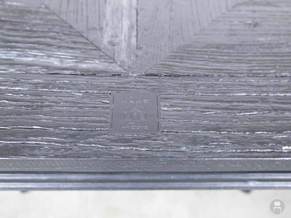 Stamtafel Belvedere Riviera Maison black 140x140cm - Afbeelding 5