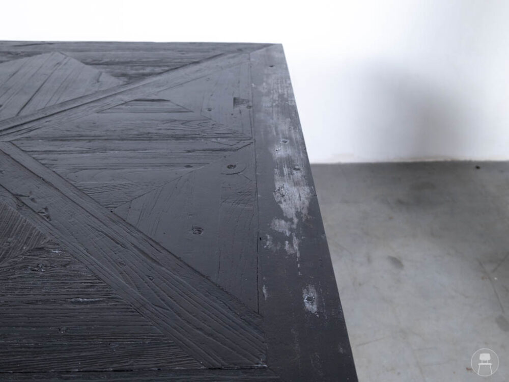 Stamtafel Belvedere Riviera Maison black 140x140cm - Afbeelding 4