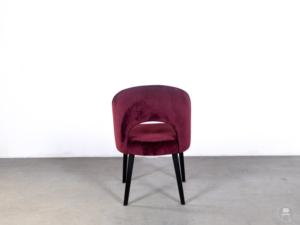 Horecastoel Bow PMP bordeaux rood - Afbeelding 4
