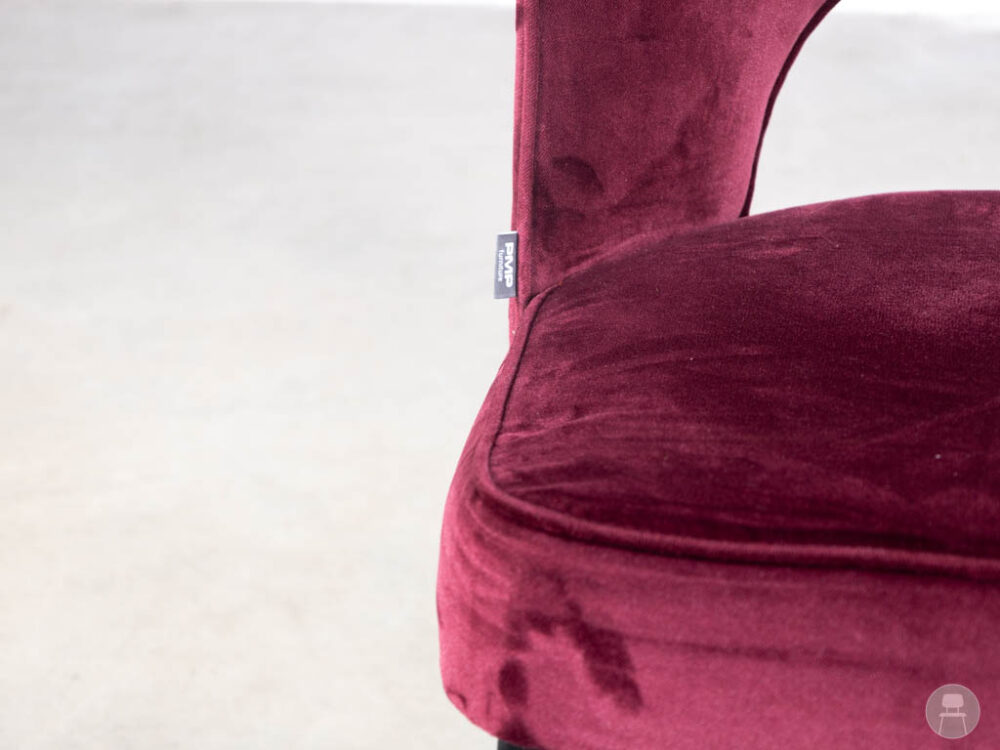 Horecastoel Bow PMP bordeaux rood - Afbeelding 6