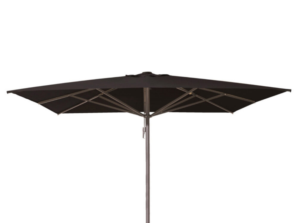 Parasol Liva zwart 400x400cm NIEUW