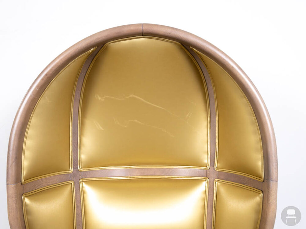 Horecafauteuil Egg chair goud - Afbeelding 3