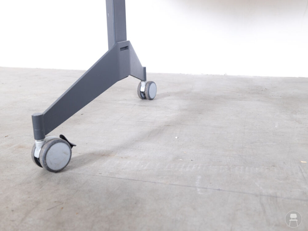 Kantinetafel Kees half rond verrijdbaar 140x80cm - Afbeelding 5