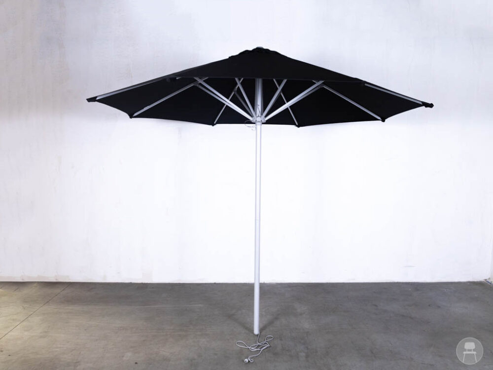 Parasol Faro zwart Ezpeleta 260cm rond