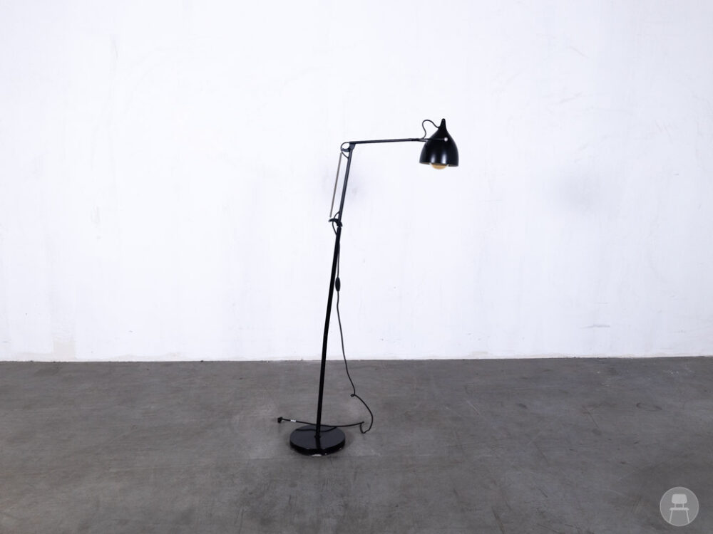 Vloerlamp Kees zwart 135cm hoog