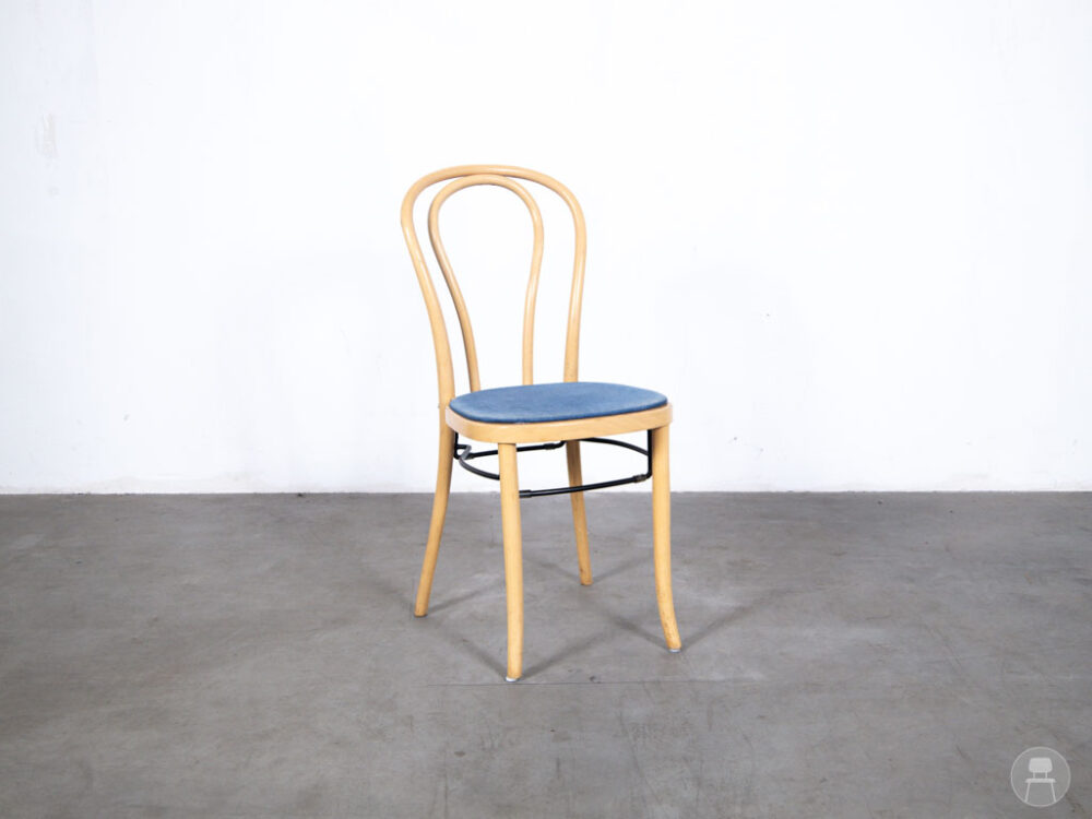 Cafestoel Thonet denim stapelbaar