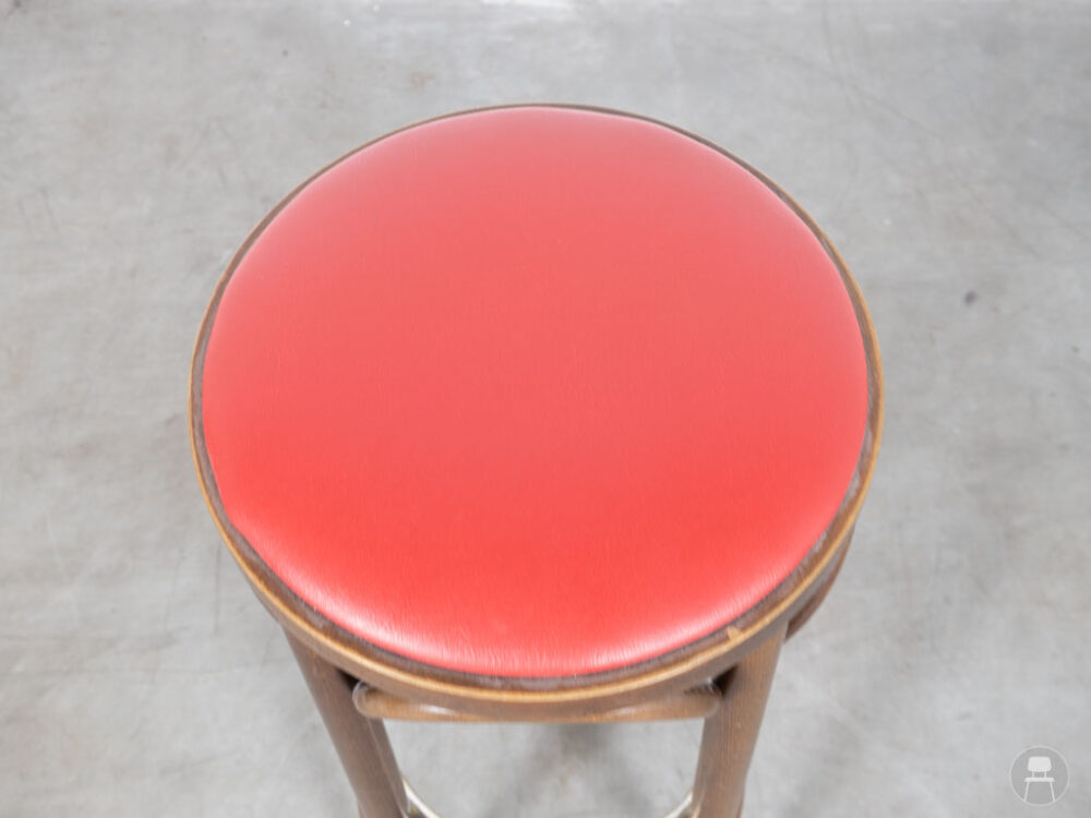 Barkruk Thonet rood Ton