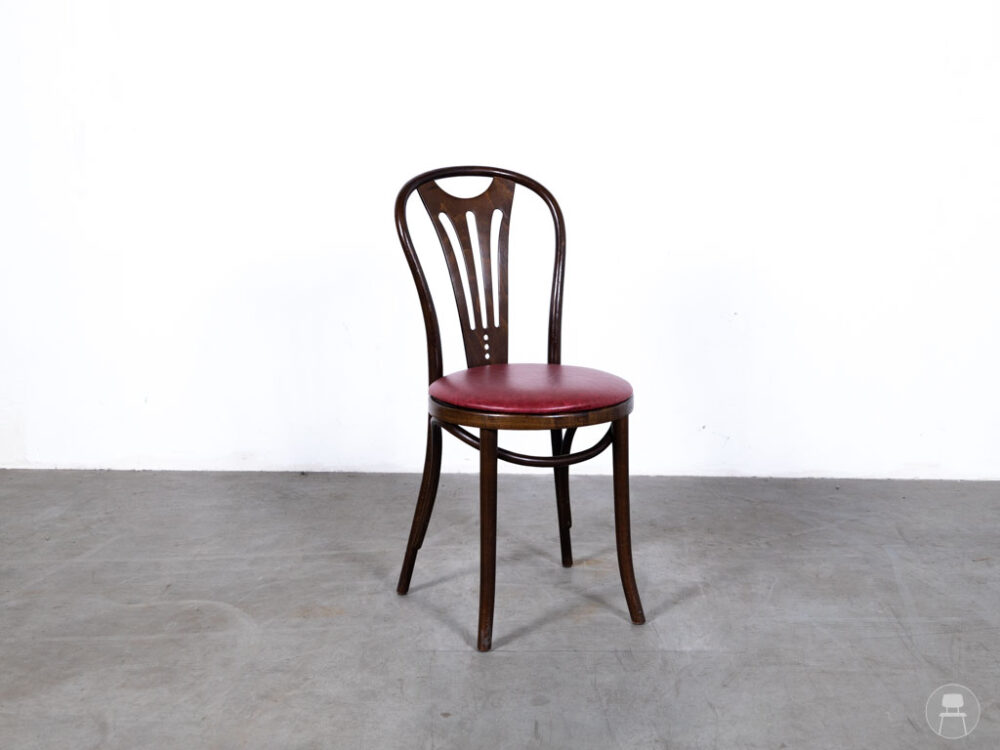 Cafestoel Thonet Marie leer rood