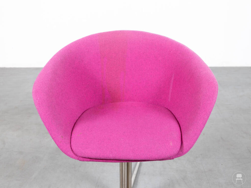 Horecastoel Arper Duna fuchsia