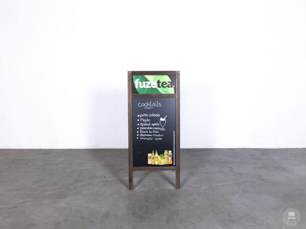 Reclamebord Fuze 70x60cm