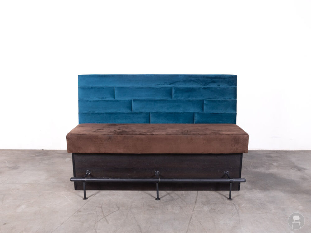 Wandbank Gerrie velvet 180cm - Afbeelding 2
