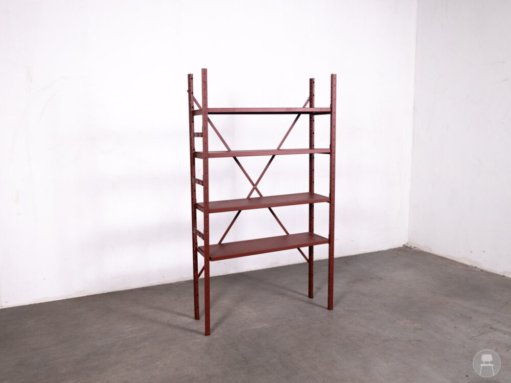 Stellingkast Robine rood 105x183cm