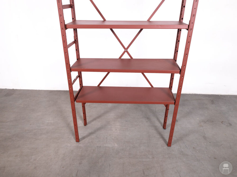 Stellingkast Robine rood 105x183cm