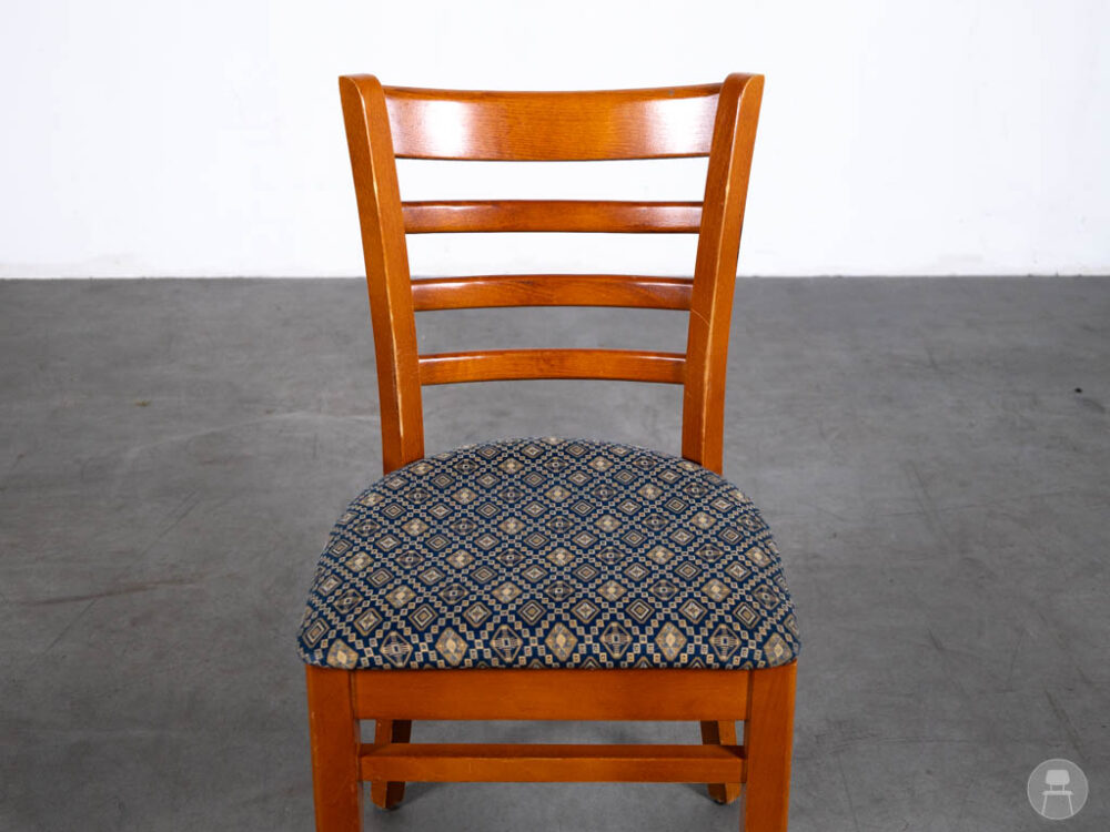 Cafestoel Guus patroon blauw