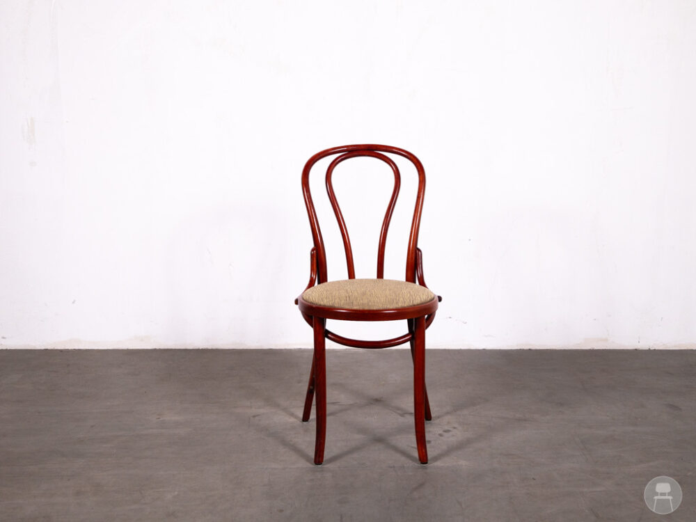 Cafestoel Thonet Olly bruin/rood