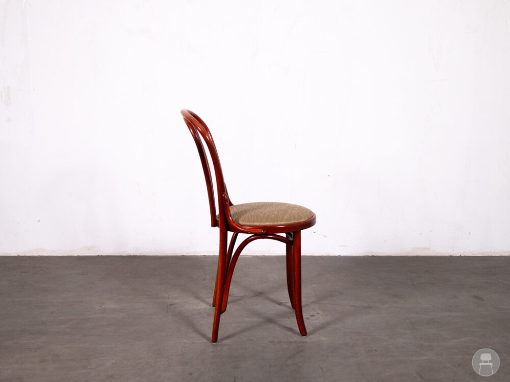 Cafestoel Thonet Olly bruin/rood