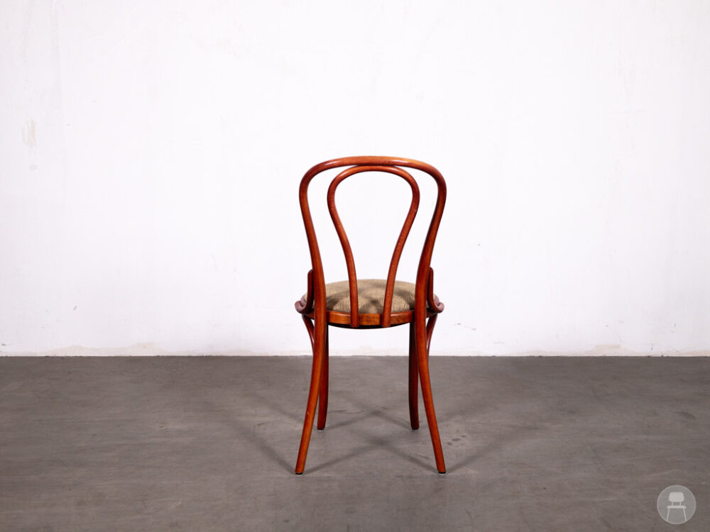 Cafestoel Thonet Olly bruin/rood