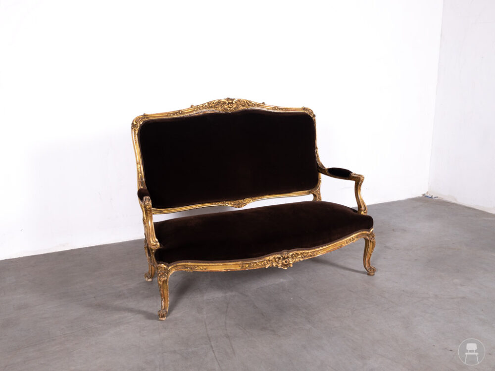 Horecabank Klassiek bruin 150cm