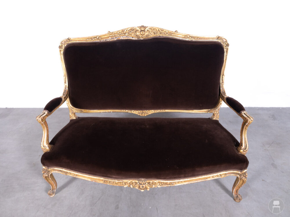 Horecabank Klassiek bruin 150cm