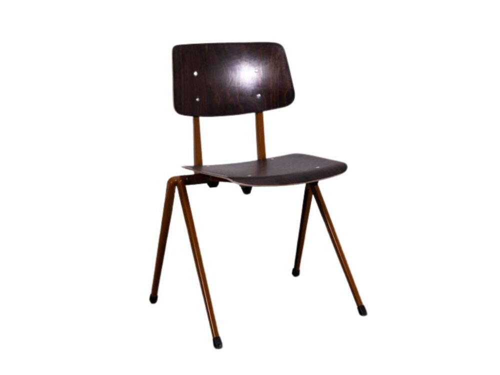 Schoolstoel Compass bruin/bruin Galvanitas NIEUW