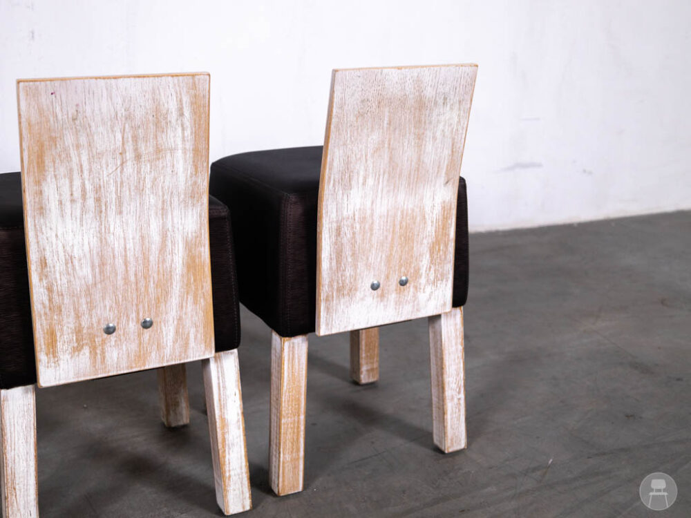 1 set 4 stuks Kruk Abby bruin Hutten