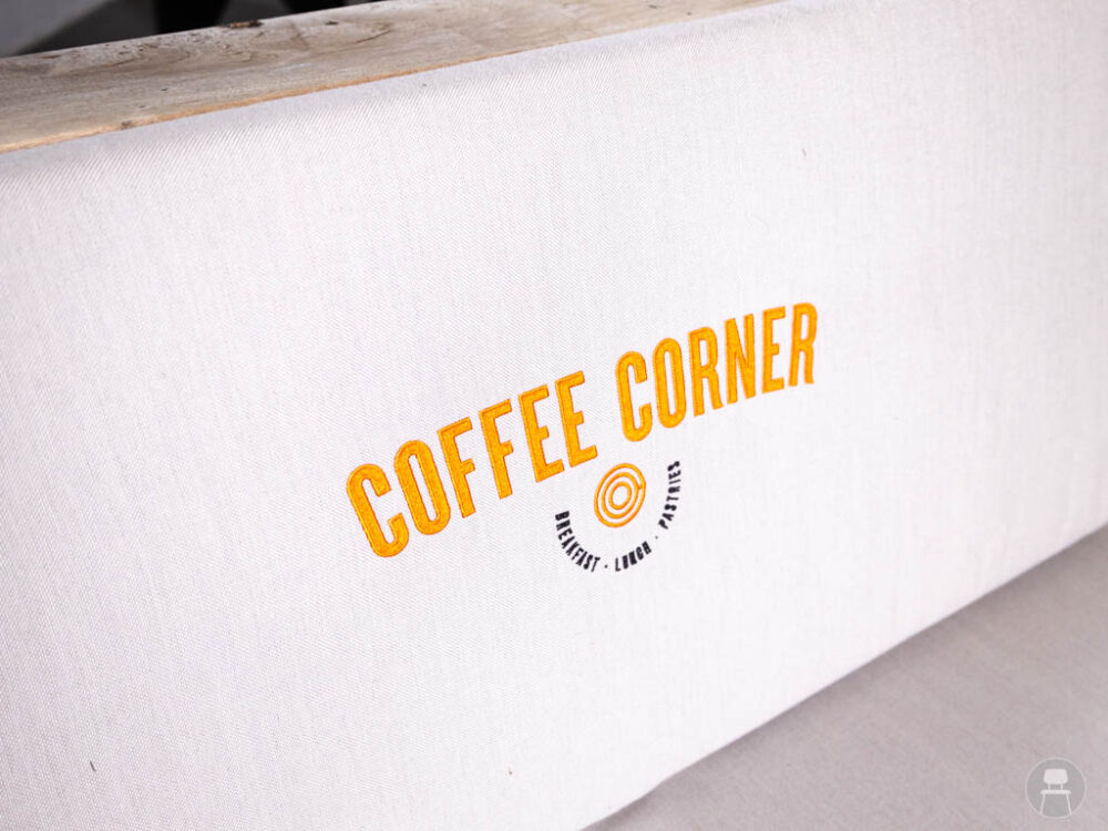 Terrasbank Coffee Corner incl. warmtekussens 390x370cm