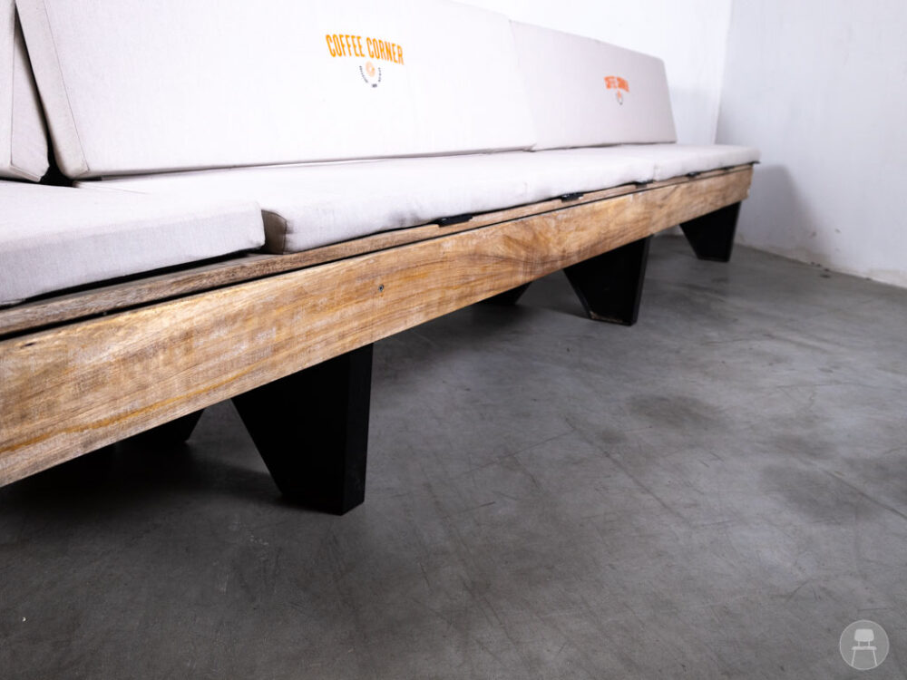 Terrasbank Coffee Corner incl. warmtekussens 390x370cm