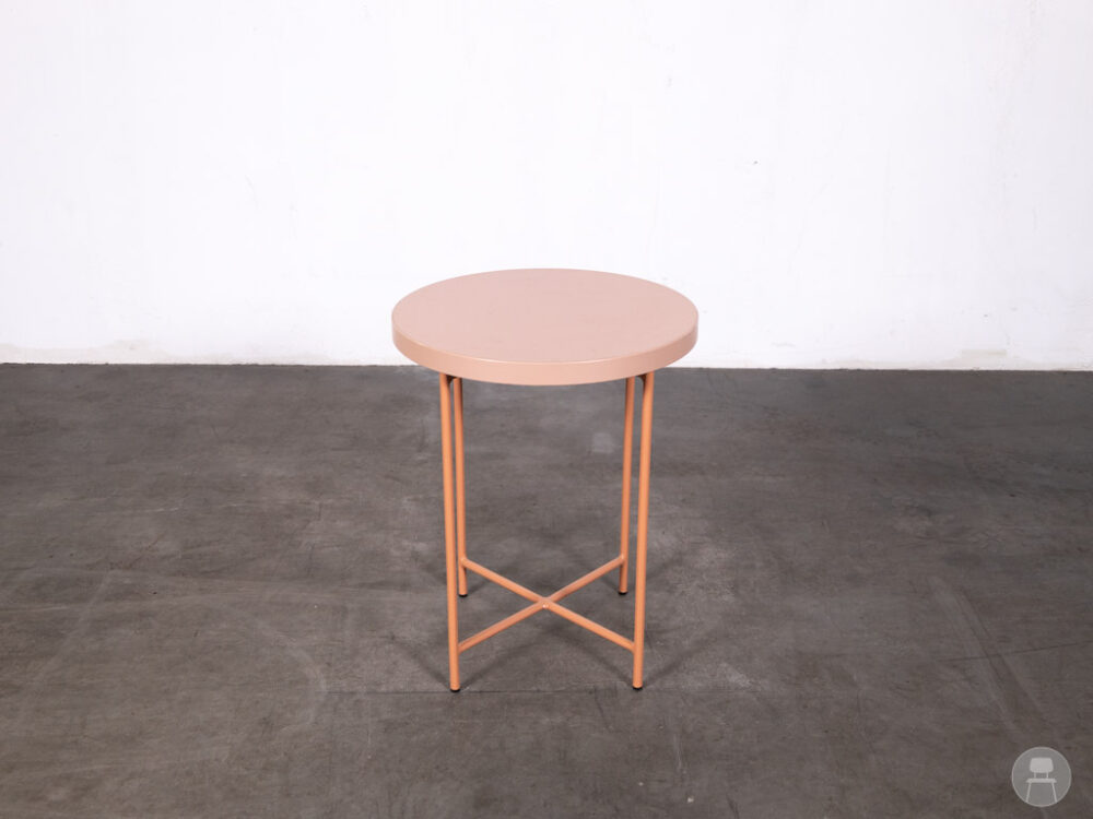 Bijzettafel Mera High LT roze Satelliet 40cm rond