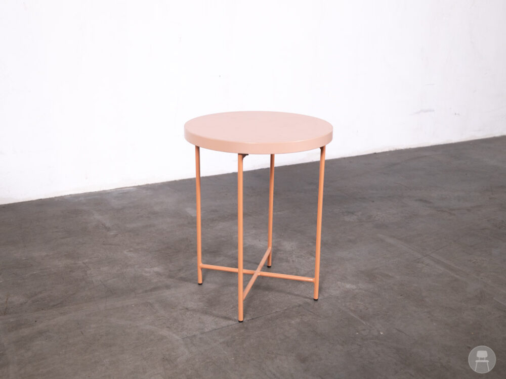 Bijzettafel Mera High LT roze Satelliet 40cm rond
