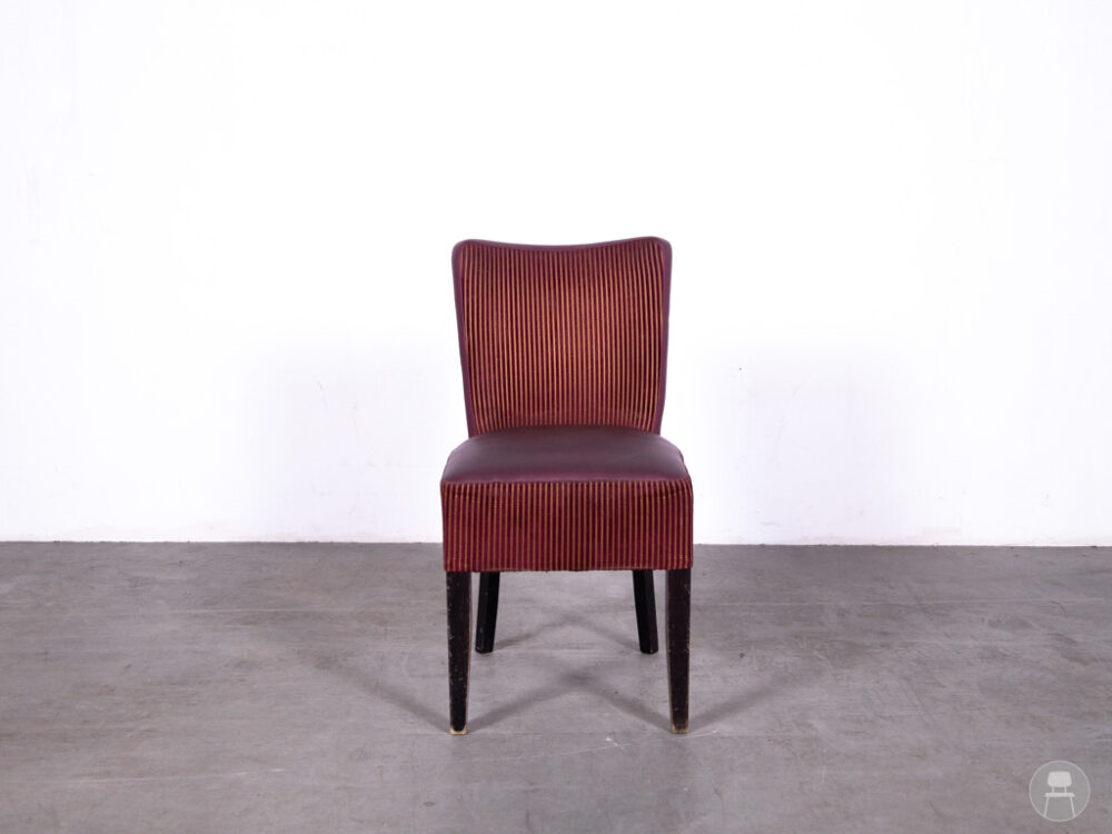 Horecastoel Lisa Jansen bordeaux