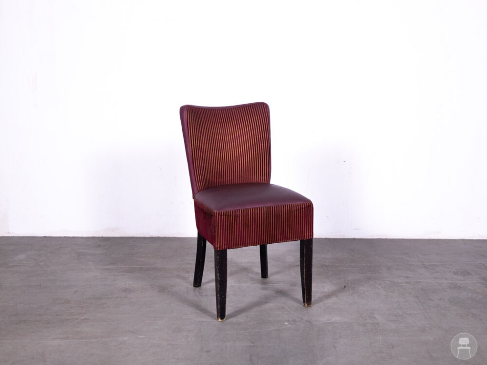 Horecastoel Lisa Jansen bordeaux