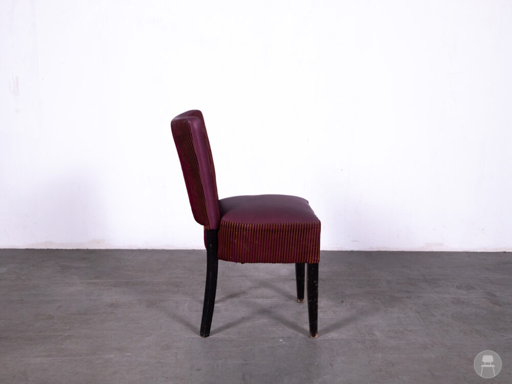 Horecastoel Lisa Jansen bordeaux