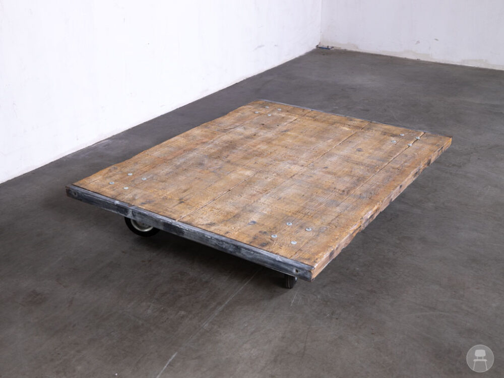 Salontafel Steiger naturel mobiel 140x110cm