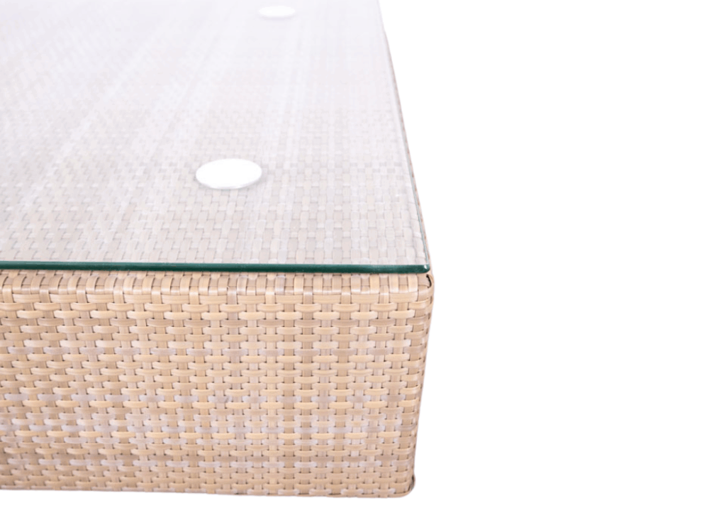 Salontafel Wicker Barbados 95x95cm