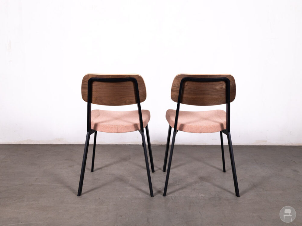 1 set 2 stuks Horecastoel Jody SC roze Satelliet