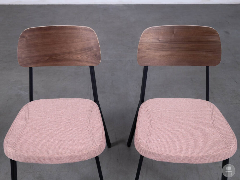 1 set 2 stuks Horecastoel Jody SC roze Satelliet