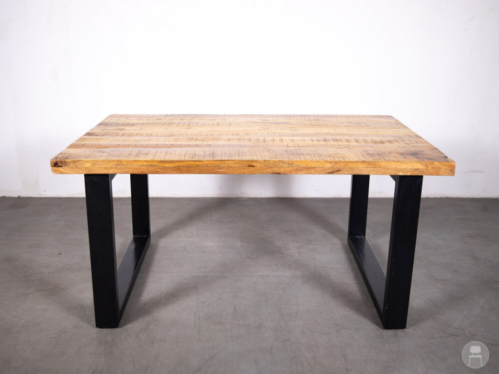 Stamtafel Cas mangohout 160x100cm