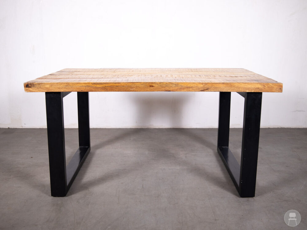 Stamtafel Cas mangohout 160x100cm