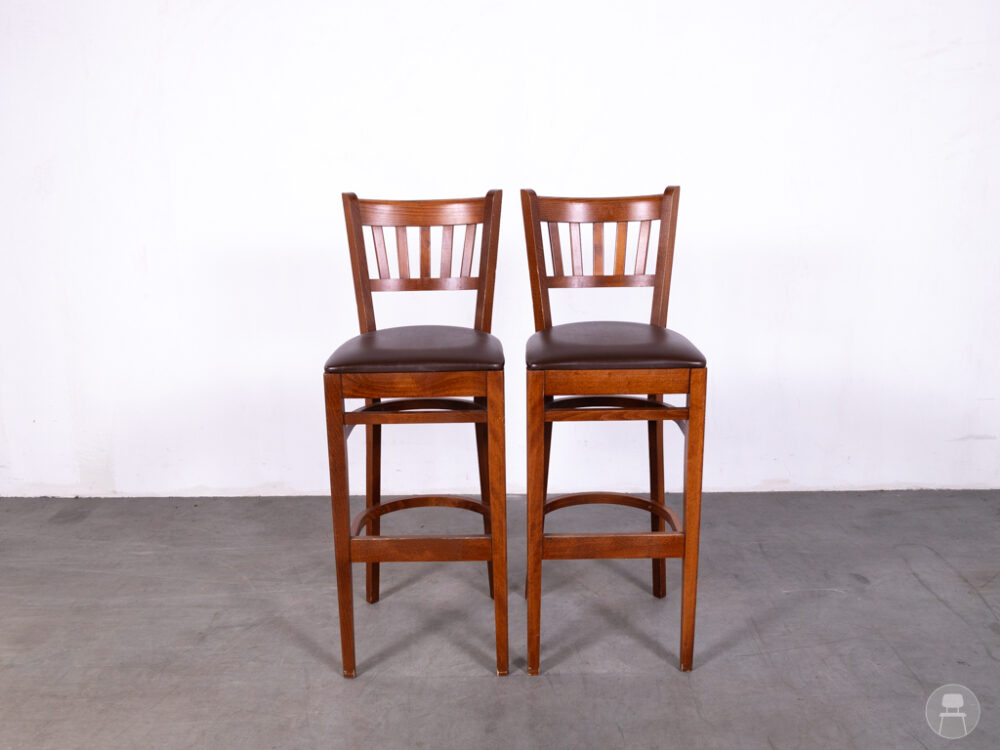 1 set 2 stuks Barkruk Mondy bruin