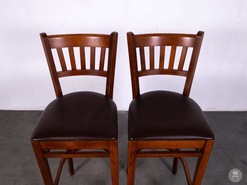 1 set 2 stuks Barkruk Mondy bruin