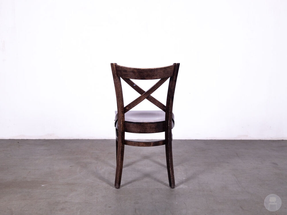 Cafestoel Freek crossback bruin