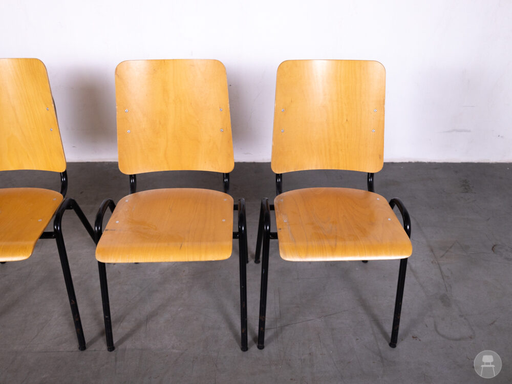 1 set 4 stuks Schoolstoel Marie