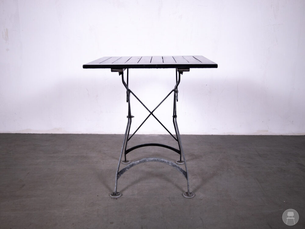 Terrastafel Stan zwart 70x70cm